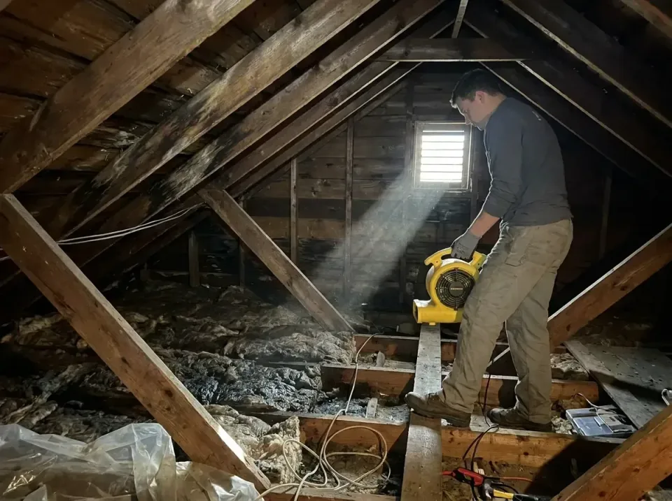 attic-water-damage-drying-proc-007 — frequently asked questions, Emergency Water Extraction & 24/7 Flood Response in Blounts…